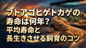 フトアゴヒゲトカゲの寿命は何年？平均寿命と長生きさせる飼育のコツ