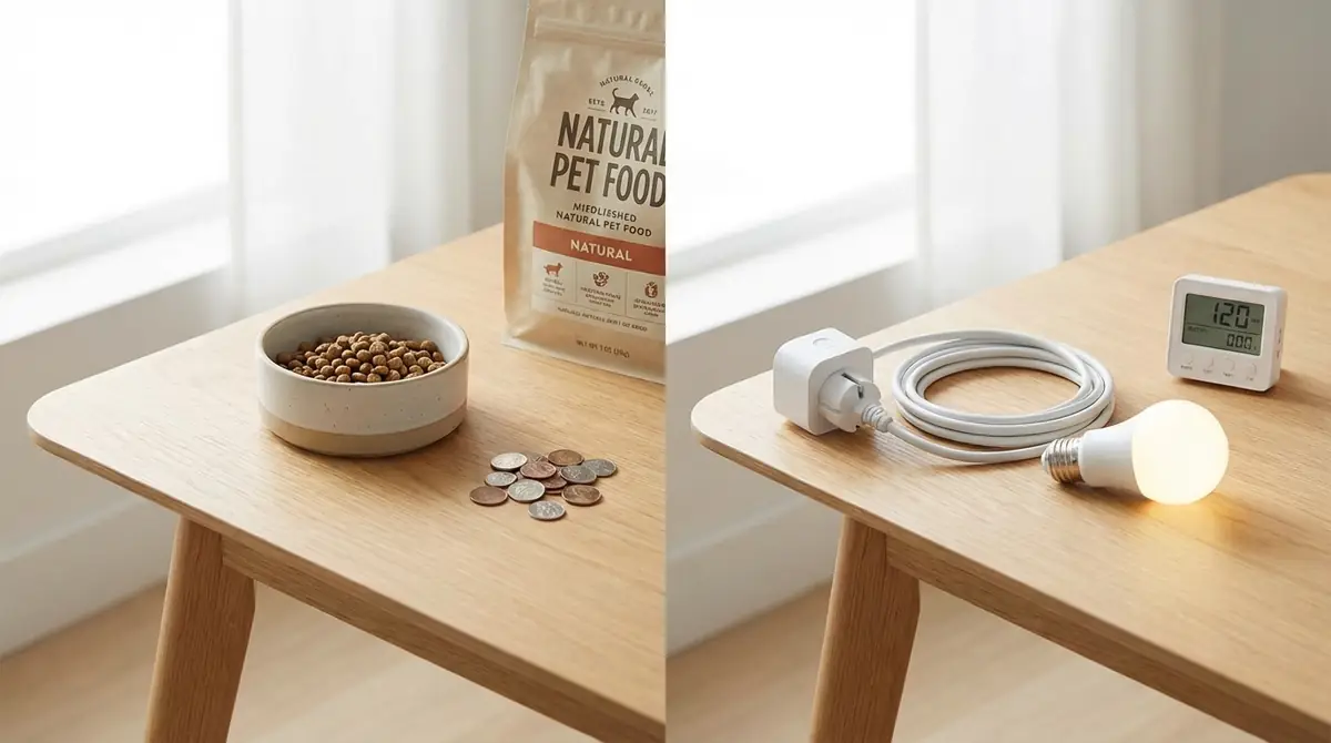 月々のランニングコスト（エサ代・電気代）