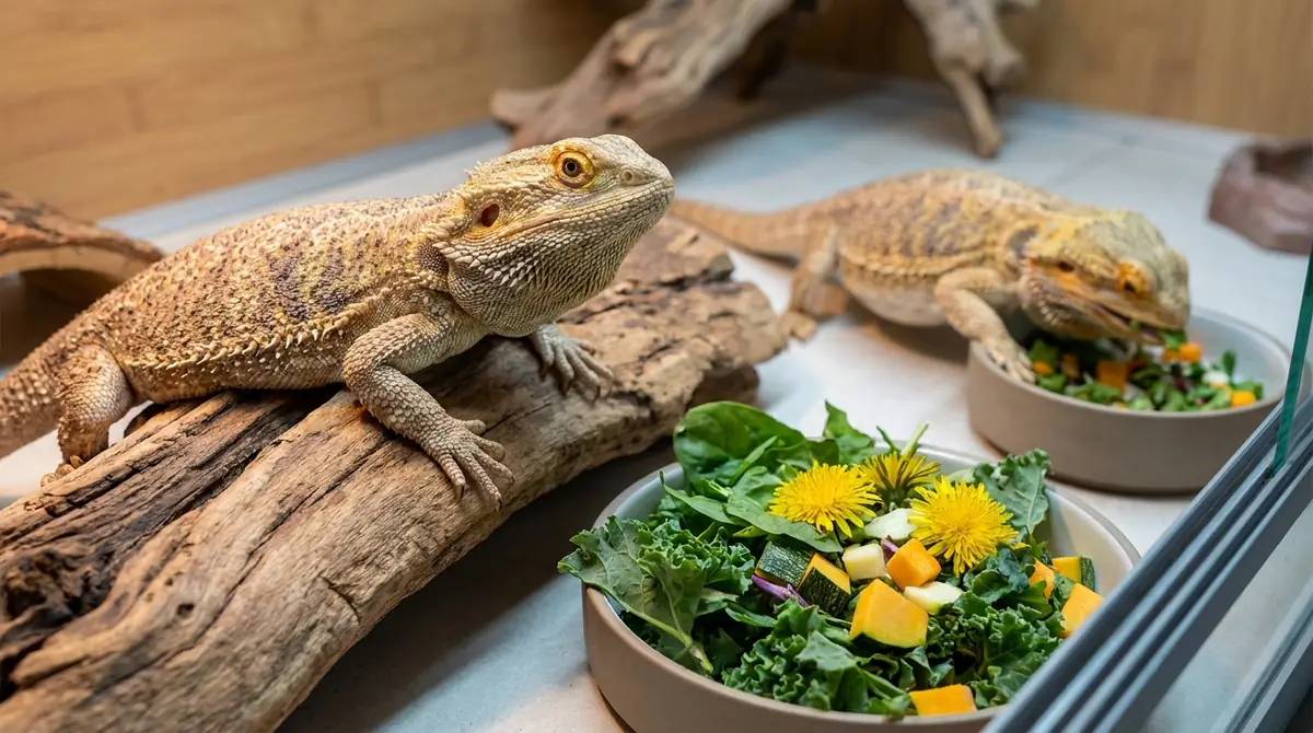 フトアゴヒゲトカゲが野菜を食べない時の対処法5選