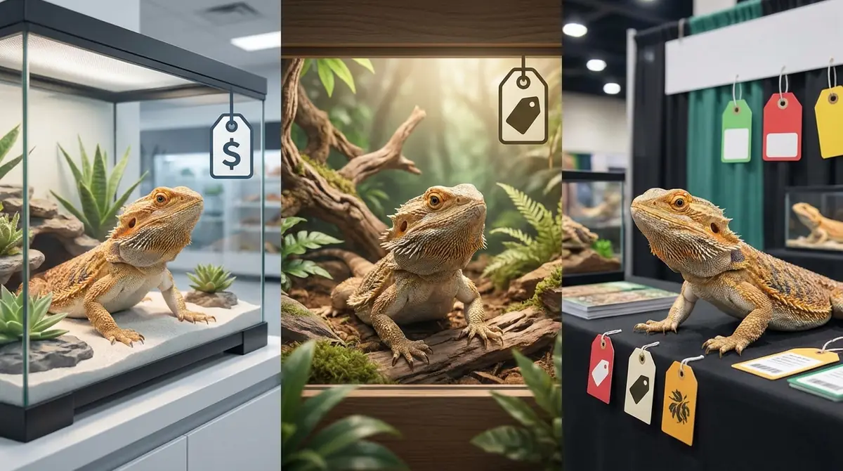 フトアゴヒゲトカゲはどこで買う？購入場所別の値段比較