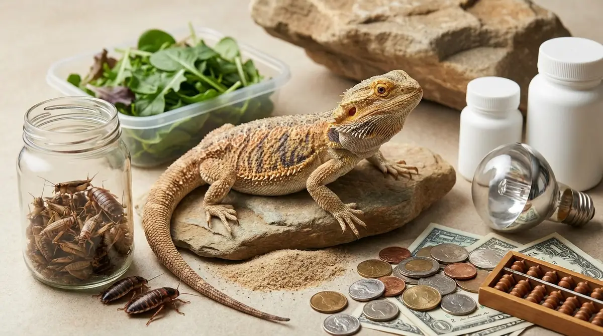 フトアゴヒゲトカゲの月々の飼育費用【ランニングコスト】