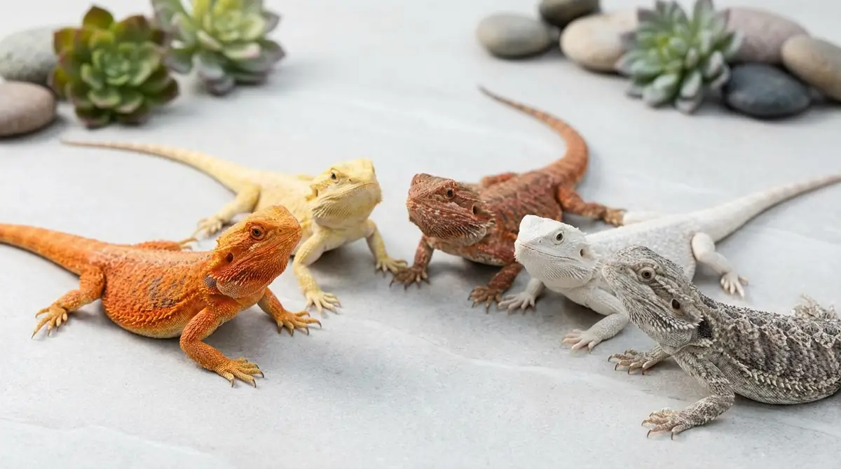 【色系】フトアゴヒゲトカゲのモルフ一覧と特徴