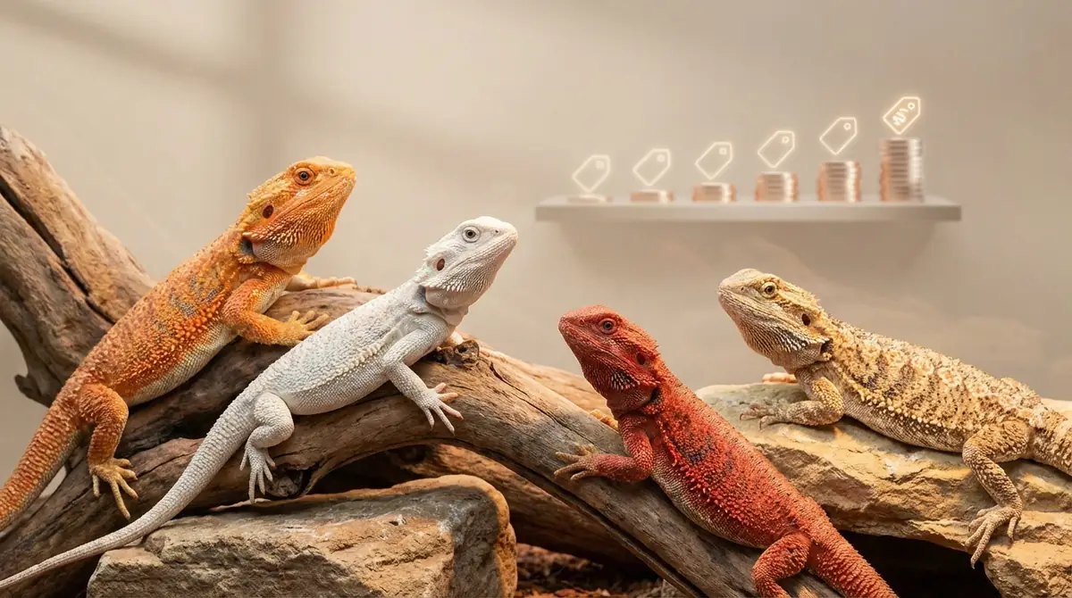 フトアゴヒゲトカゲのモルフ別価格相場一覧