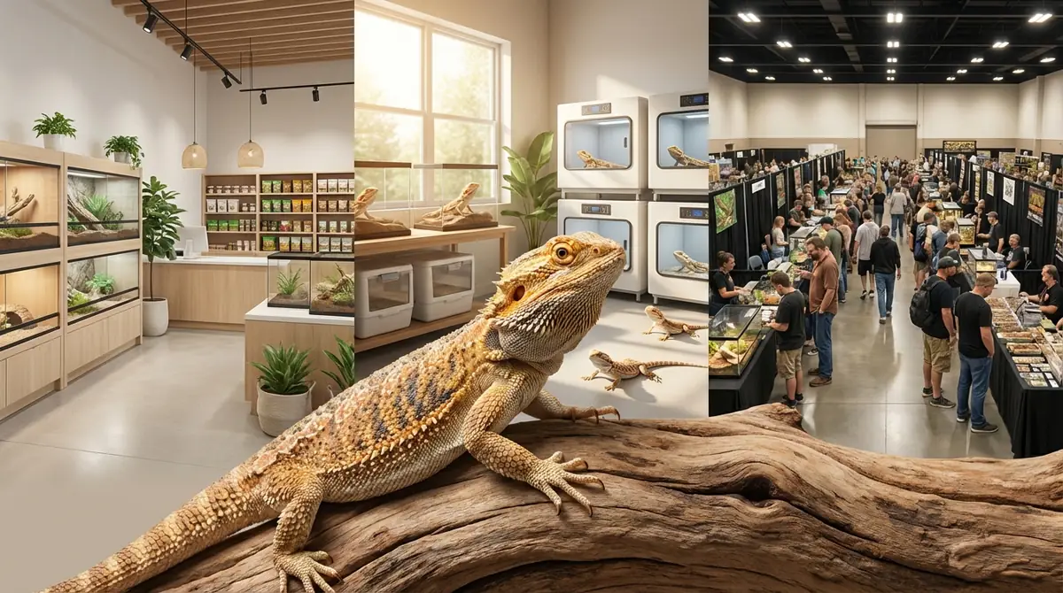 フトアゴヒゲトカゲの購入先比較|ショップ・ブリーダー・イベント