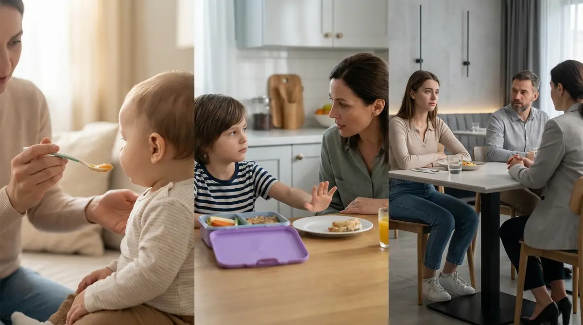 【年齢別】ベビー・ヤング・アダルトの拒食対応の違い