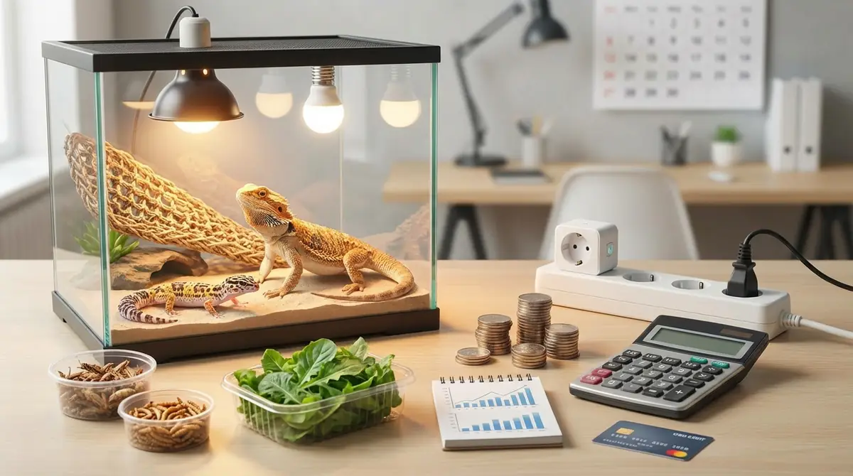 爬虫類の月々の維持費｜餌代・電気代などランニングコストの内訳