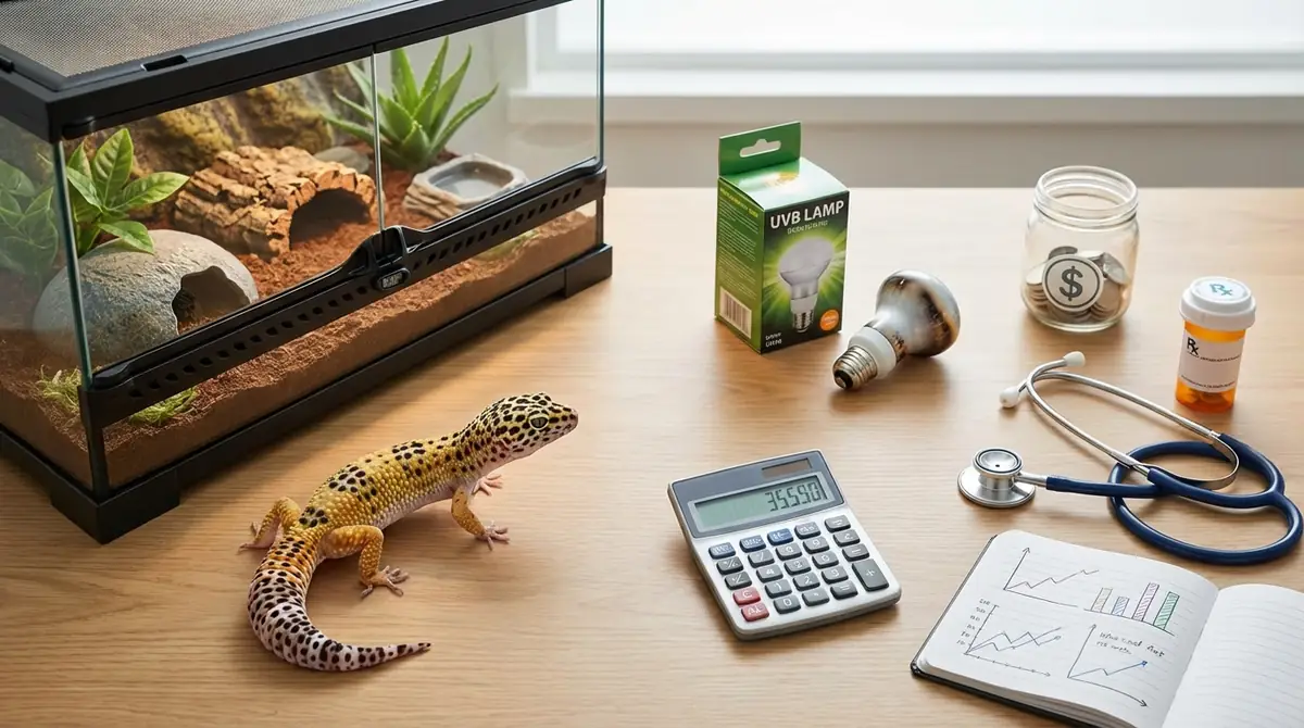 見落としがちな爬虫類の飼育費用｜病院代・買い替え・予備費