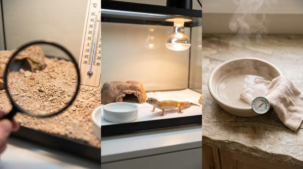 まとめ｜レオパの便秘対策は「原因特定→環境改善→温浴」の3ステップ