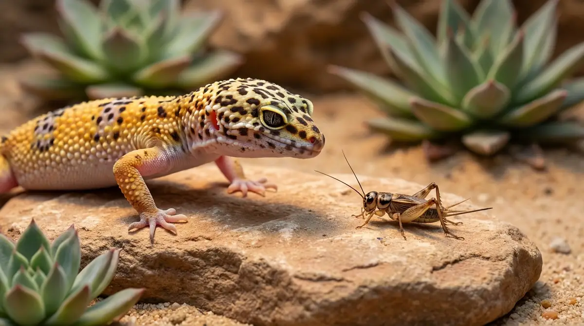 レオパードゲッコーの餌にコオロギが選ばれる3つの理由