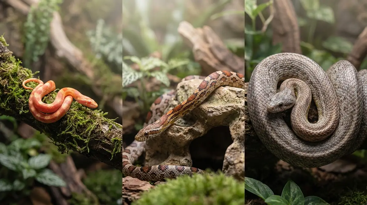 コーンスネークの年齢の見分け方と成長段階
