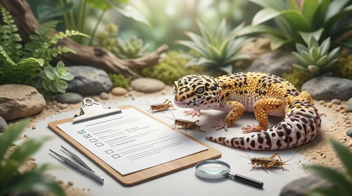 レオパがコオロギを食べない時のチェックリスト