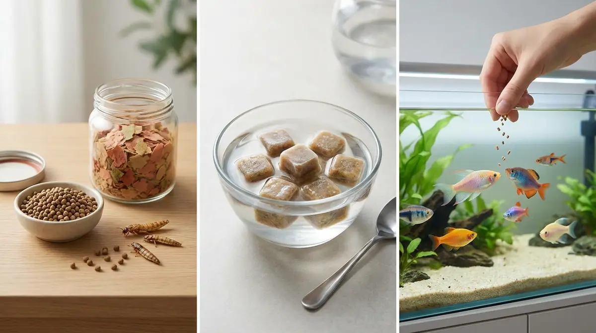 餌の種類・解凍方法・与え方