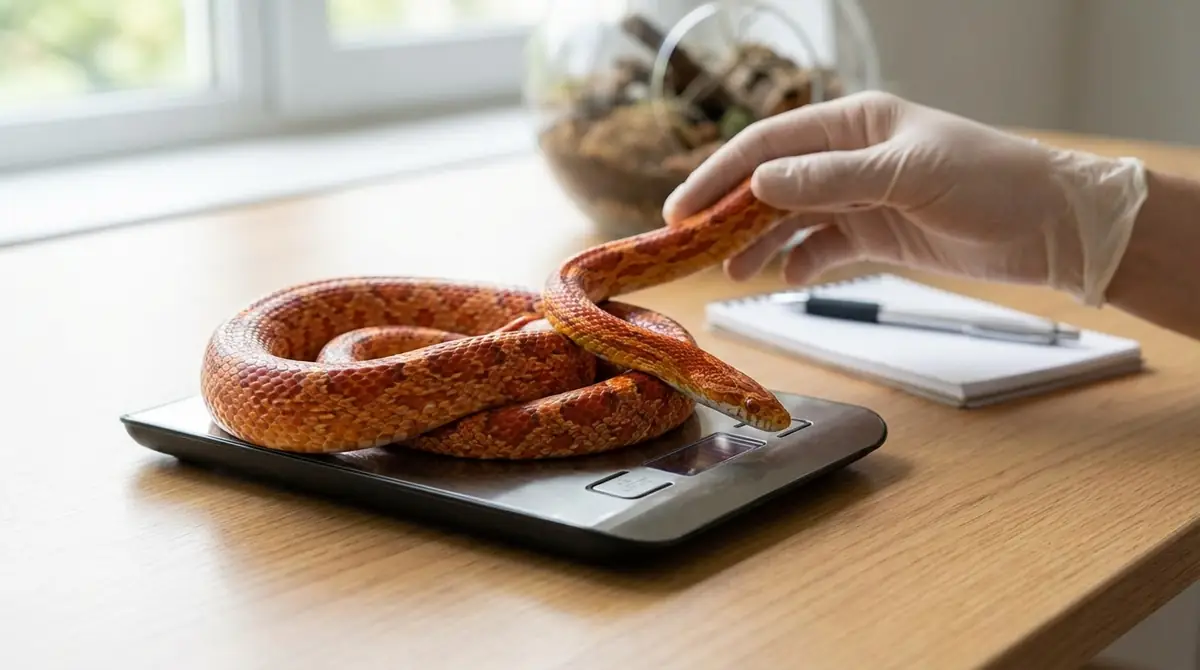 コーンスネークの体重測定が必要な3つの理由