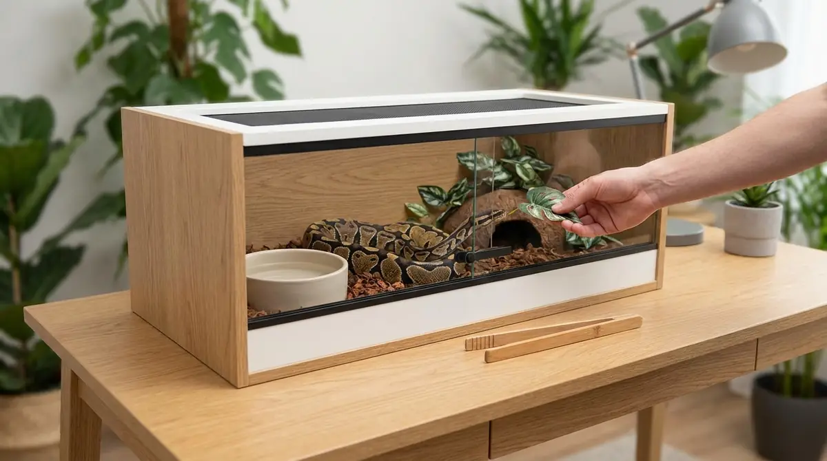 ボールパイソンの日常飼育管理とお世話のルーティン