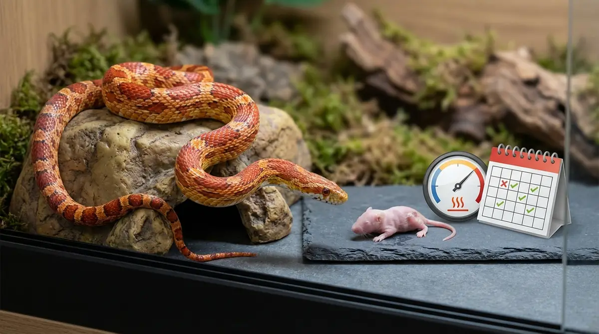 コーンスネークの餌やり基本ルール3つ【結論】