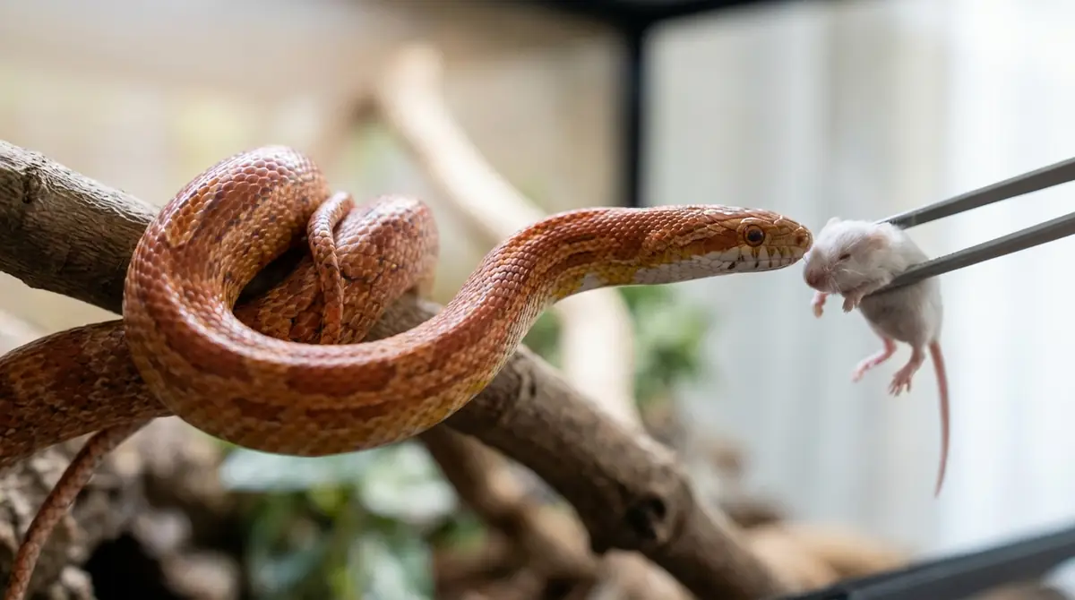コーンスネークの餌やりでよくある質問