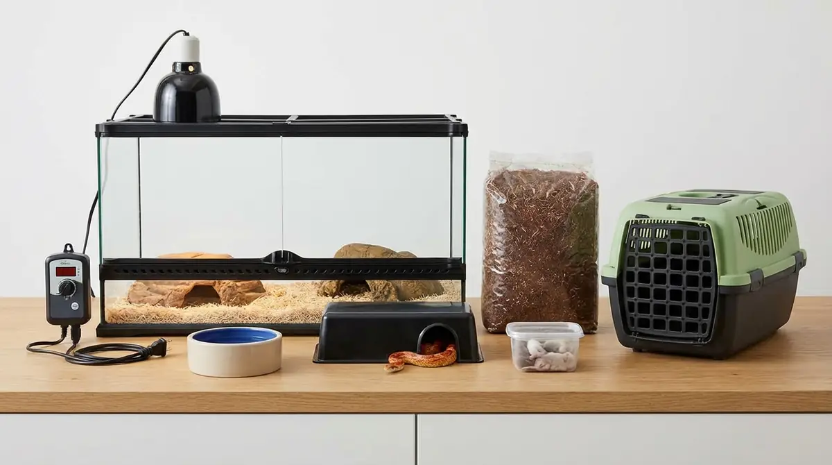 コーンスネークの値段以外にかかる初期費用と維持費