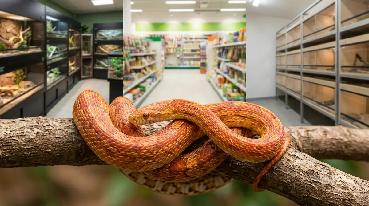 コーンスネークはどこで買う?購入先3パターンを比較