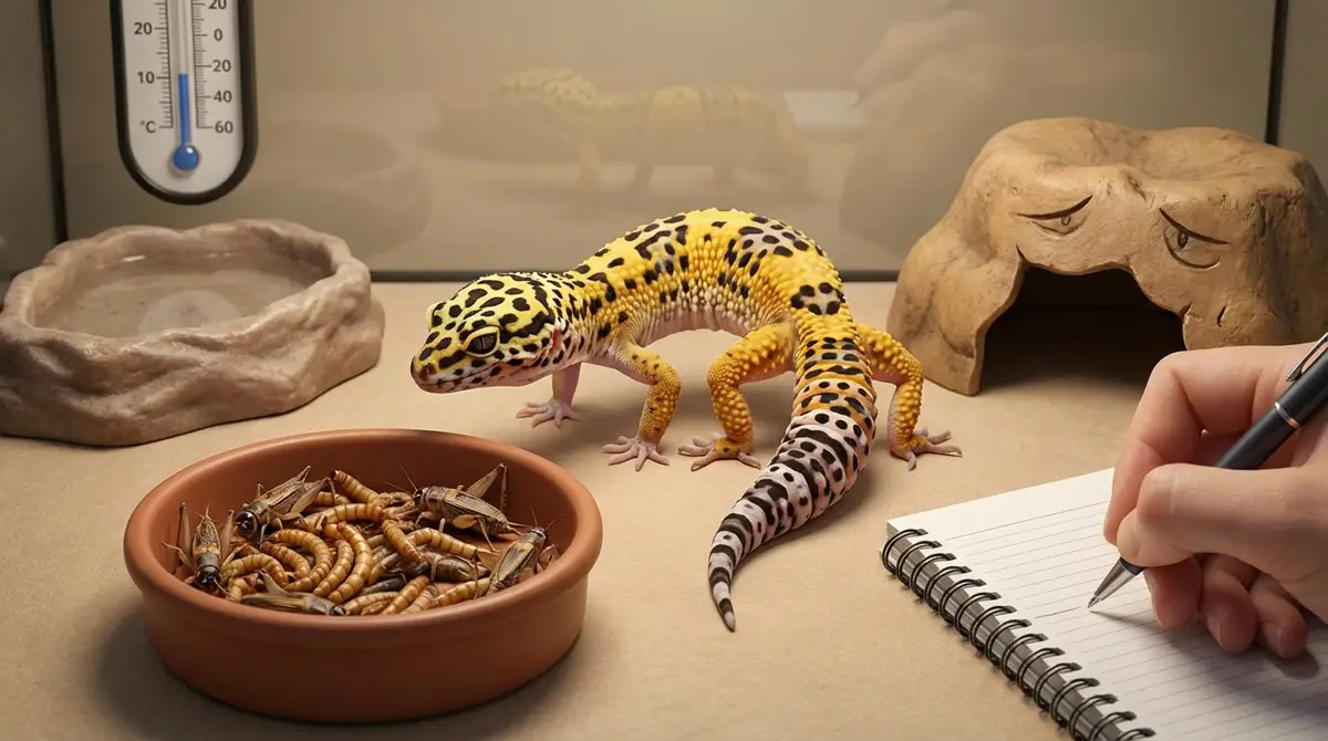 レオパードゲッコーが拒食する7つの原因と見分け方