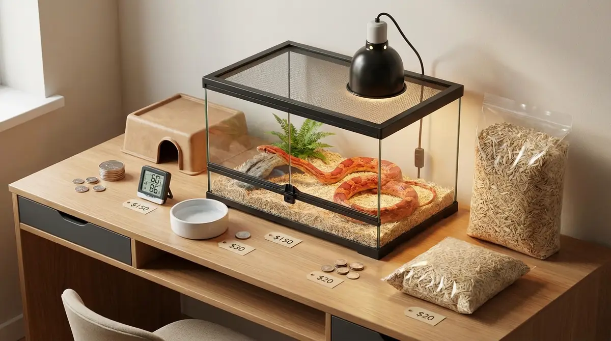 コーンスネークの飼育に必要なもの一覧【初期費用の目安つき】