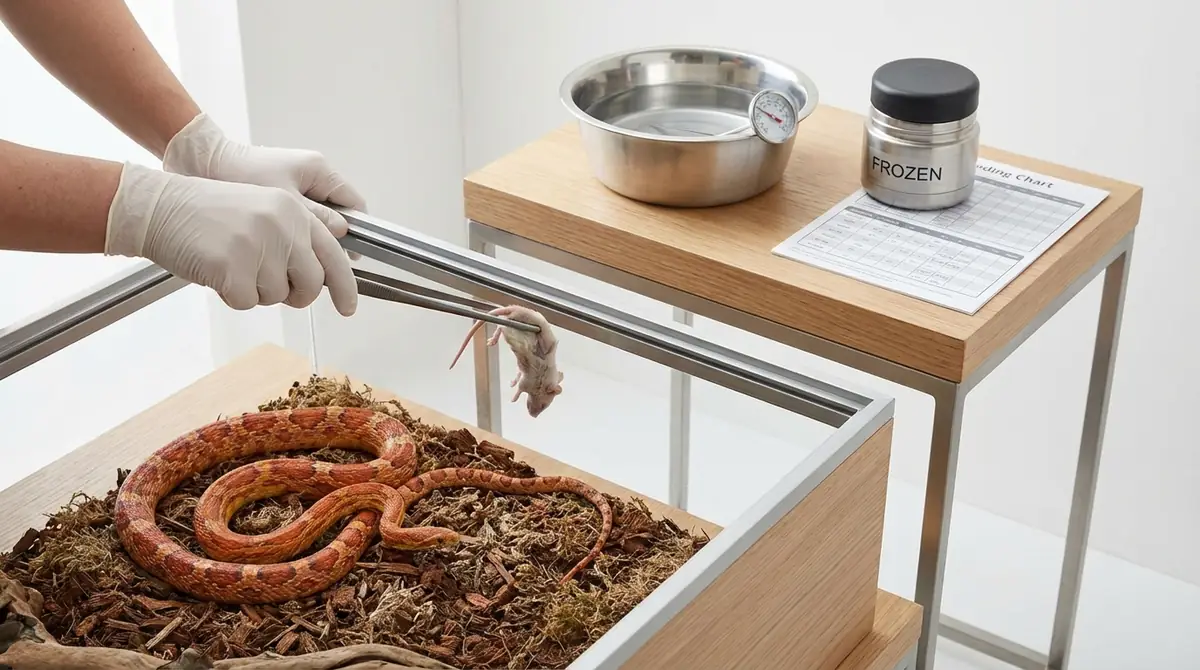 【実践】冷凍マウスの解凍から給餌までの完全手順