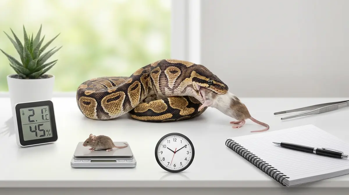 まとめ|ボールパイソンの餌やりを成功させる5つのポイント