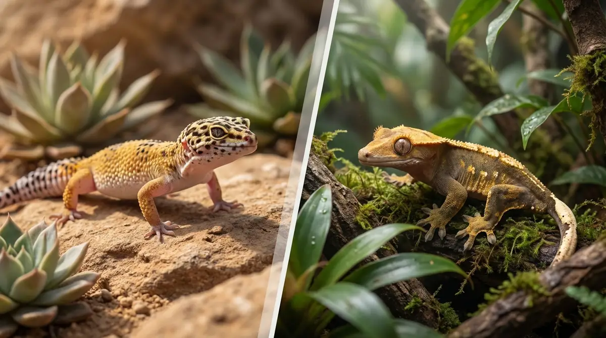 レオパードゲッコーとの違い｜初心者はどちらが飼いやすい？