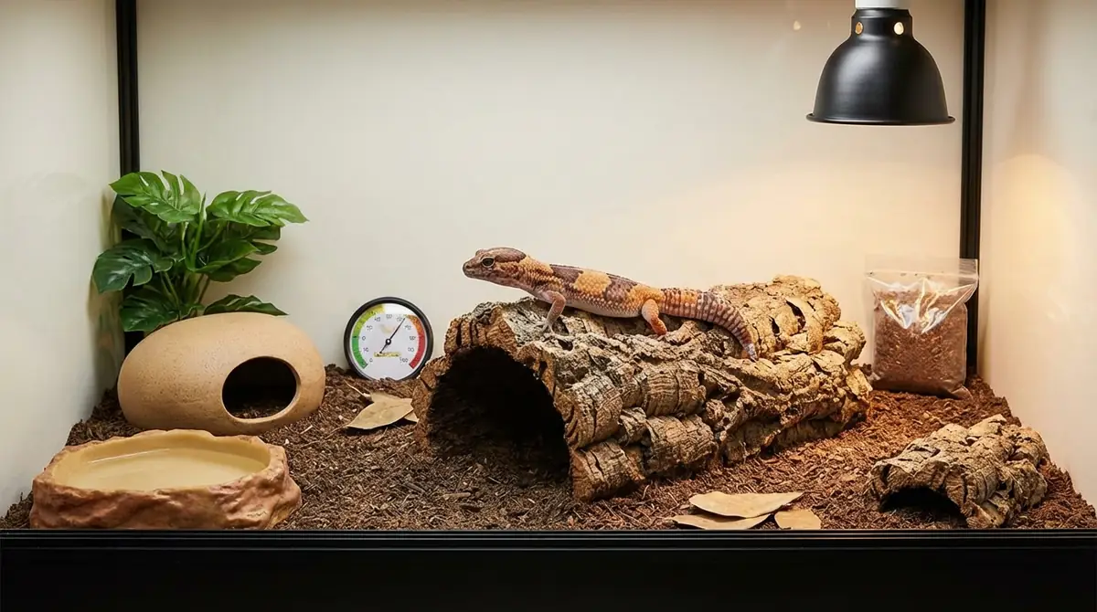 ニシアフリカトカゲモドキの飼い方｜必要なものと初期費用