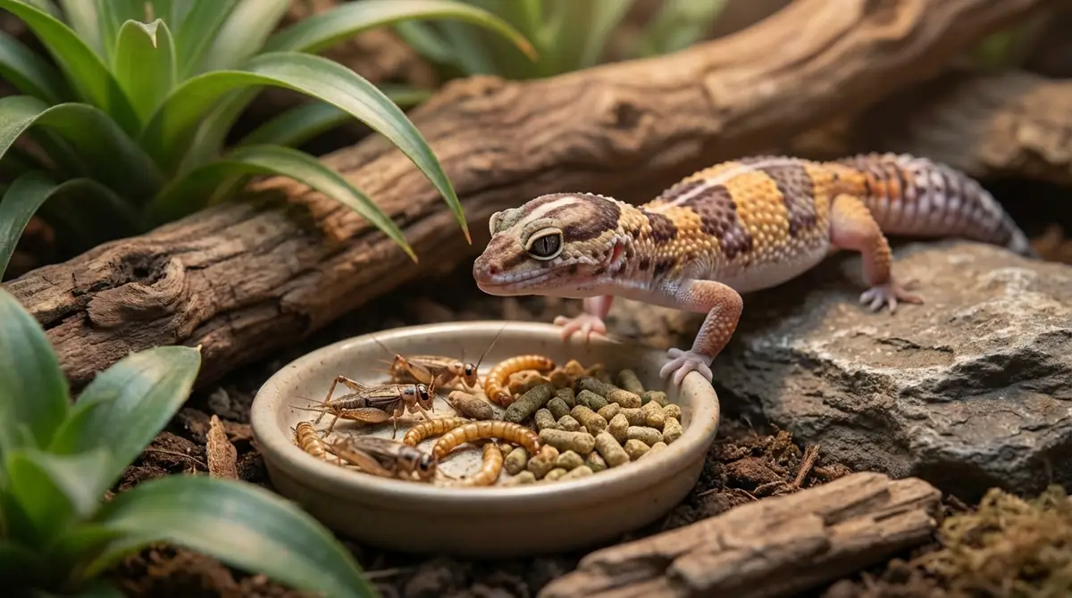 ニシアフリカトカゲモドキの餌やり｜種類・頻度・与え方