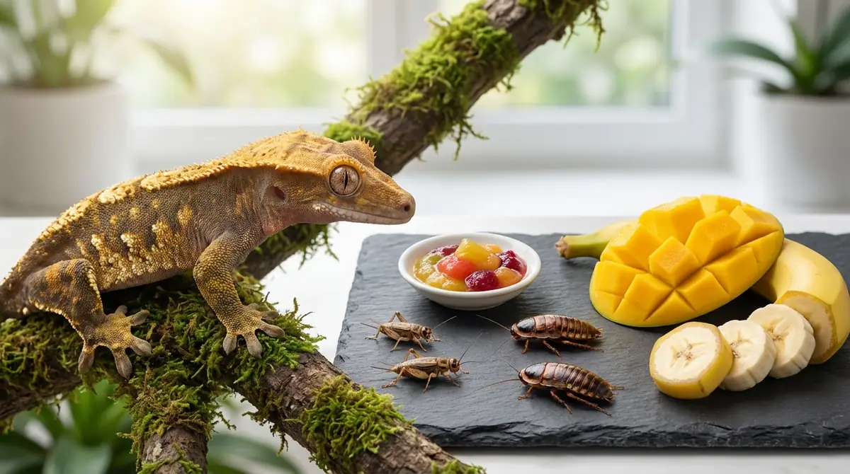 クレステッドゲッコーが食べる餌の種類と選び方