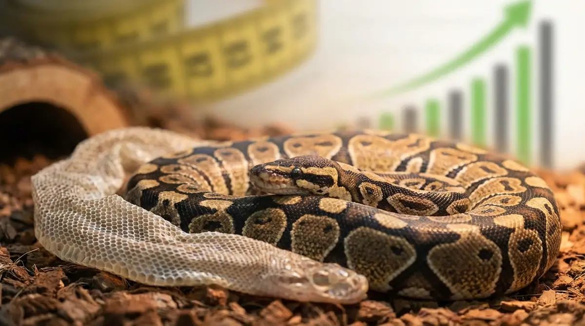 ボールパイソンの年齢の見分け方