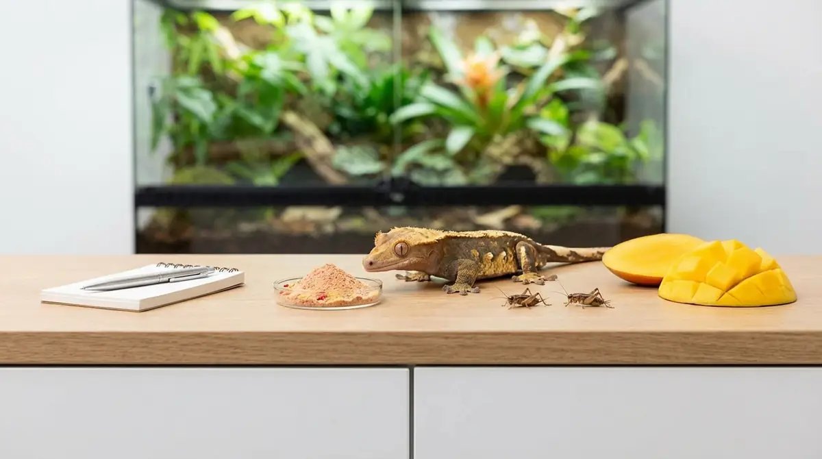 クレステッドゲッコーの餌やりチェックリスト