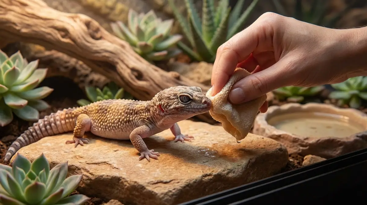 ニシアフリカトカゲモドキの老化サインと高齢期のケア方法