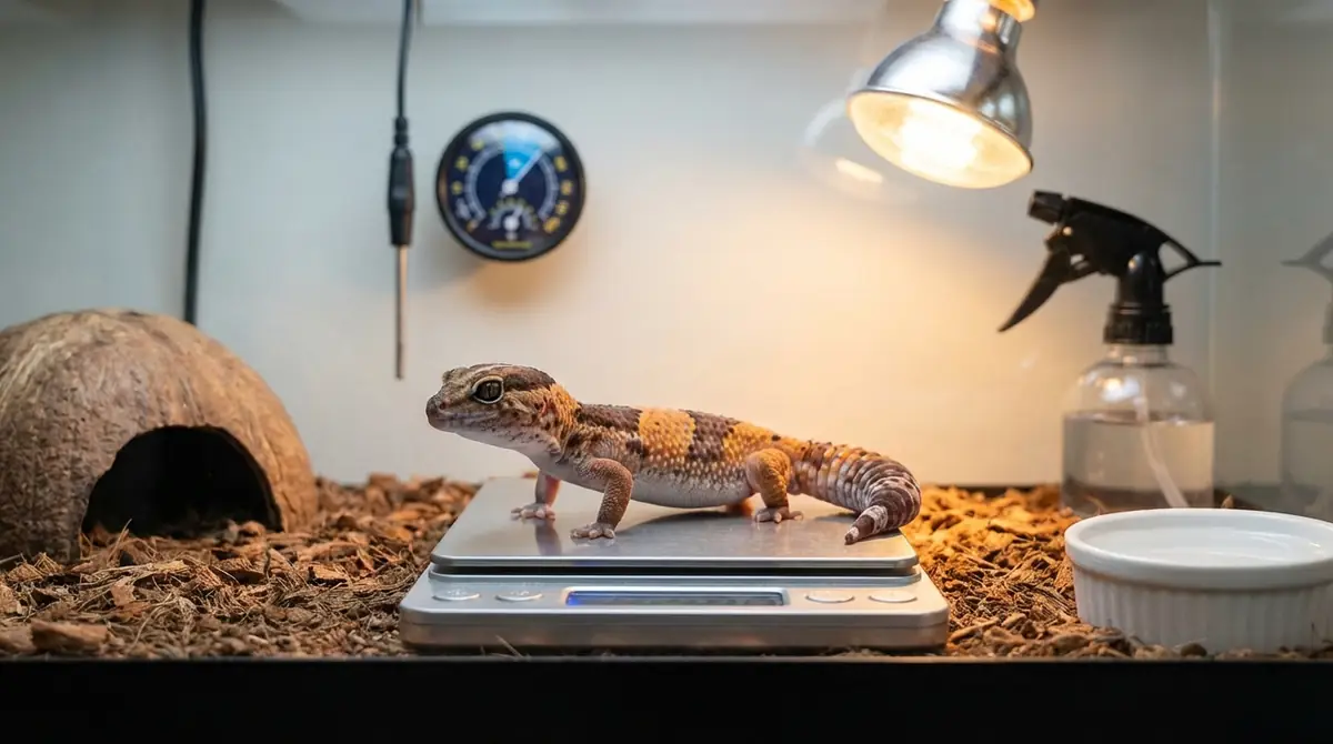 ニシアフリカトカゲモドキの拒食対策｜まず確認すべき3つの数値