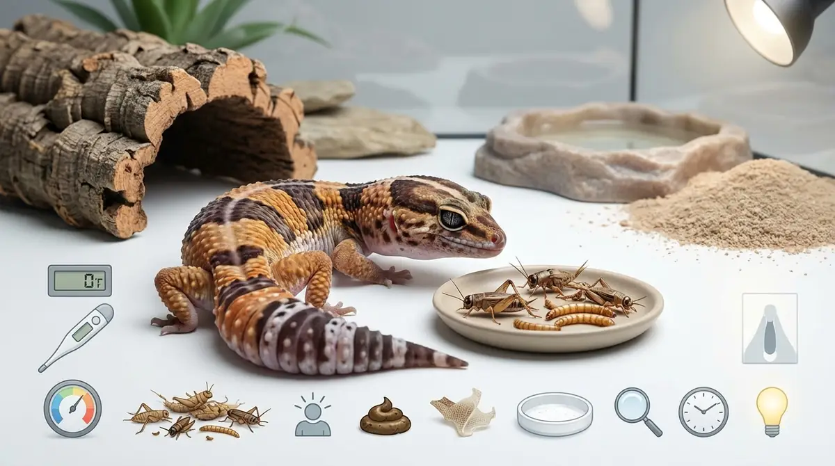 【セルフチェック】ニシアフリカトカゲモドキの拒食原因を特定する10項目