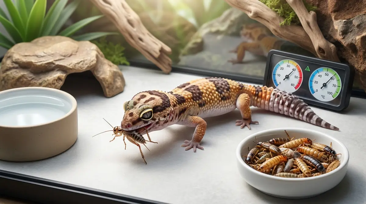 ニシアフリカトカゲモドキの拒食を予防する日常管理3つのポイント
