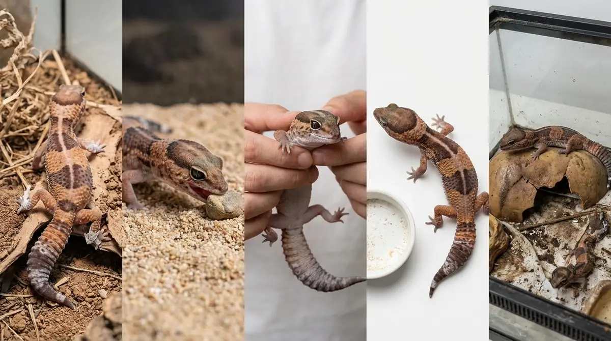 ニシアフリカトカゲモドキの飼い方でよくある失敗5選