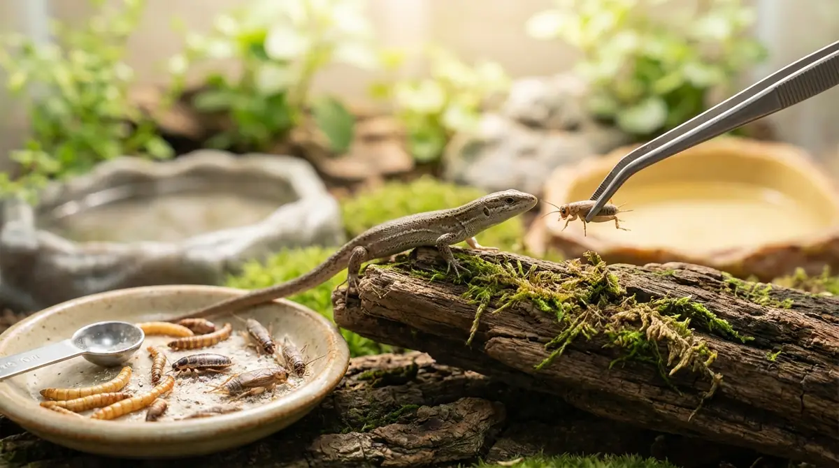 カナヘビの餌の与え方｜種類・頻度・量を徹底解説