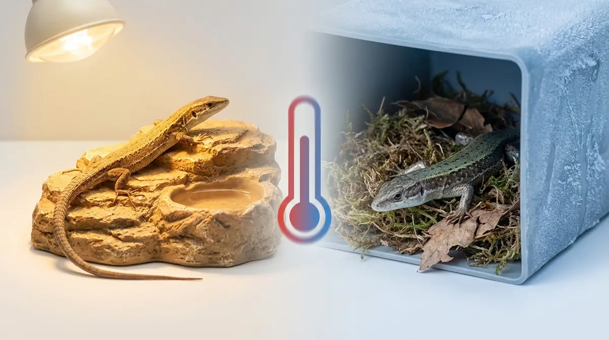季節別カナヘビの飼い方｜夏の暑さ対策と冬眠の判断