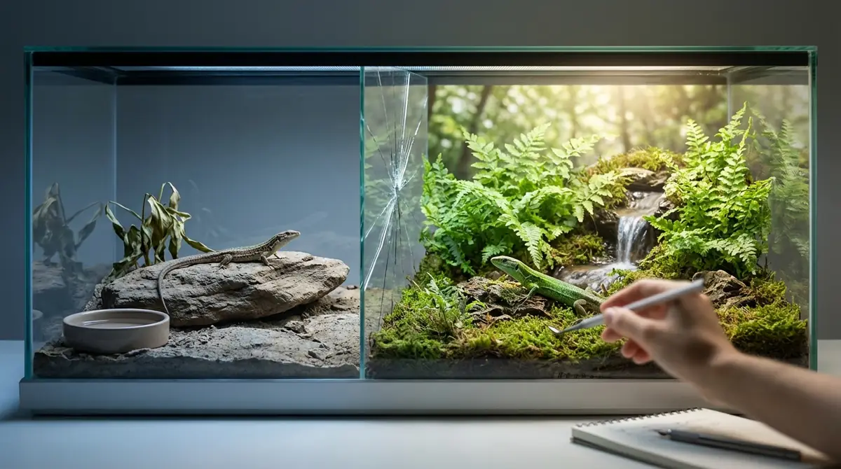 カナヘビの飼い方でよくある失敗と対策