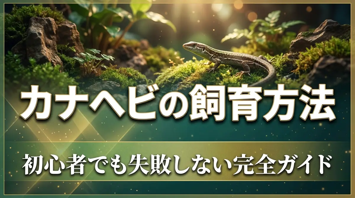 カナヘビの飼育方法｜初心者でも失敗しない完全ガイド