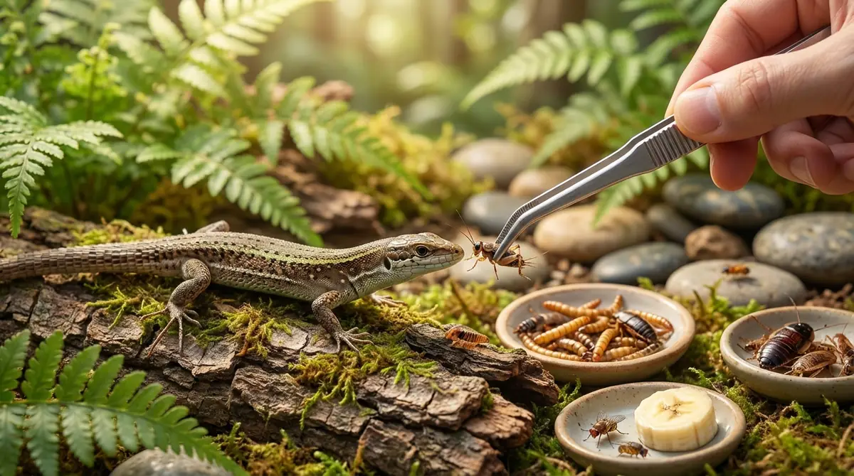 カナヘビの餌と与え方｜種類・頻度・量を徹底解説