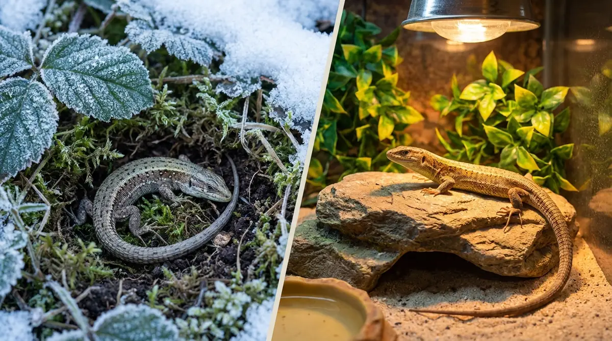 カナヘビの冬の飼育方法｜冬眠と加温飼育どっちがいい？
