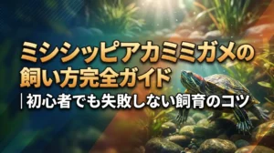 ミシシッピアカミミガメの飼い方完全ガイド｜初心者でも失敗しない飼育のコツ