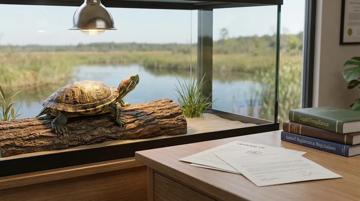 ミシシッピアカミミガメは今でも飼える?法規制と届出のルール