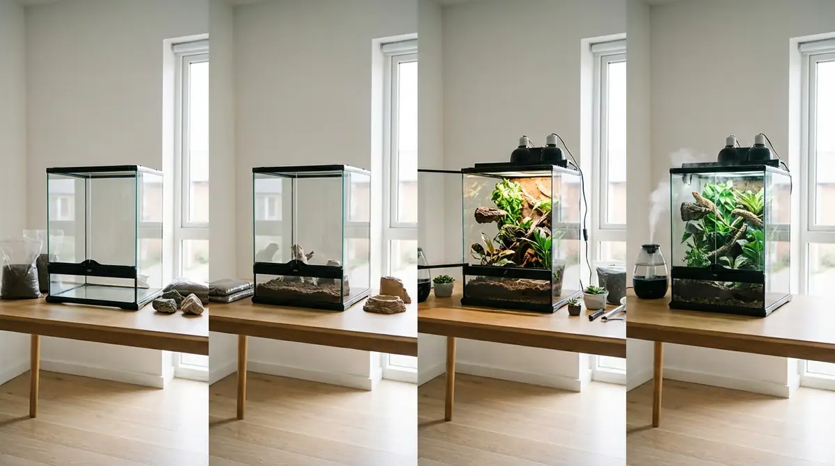 飼育環境のセッティング手順【初心者向け4ステップ】