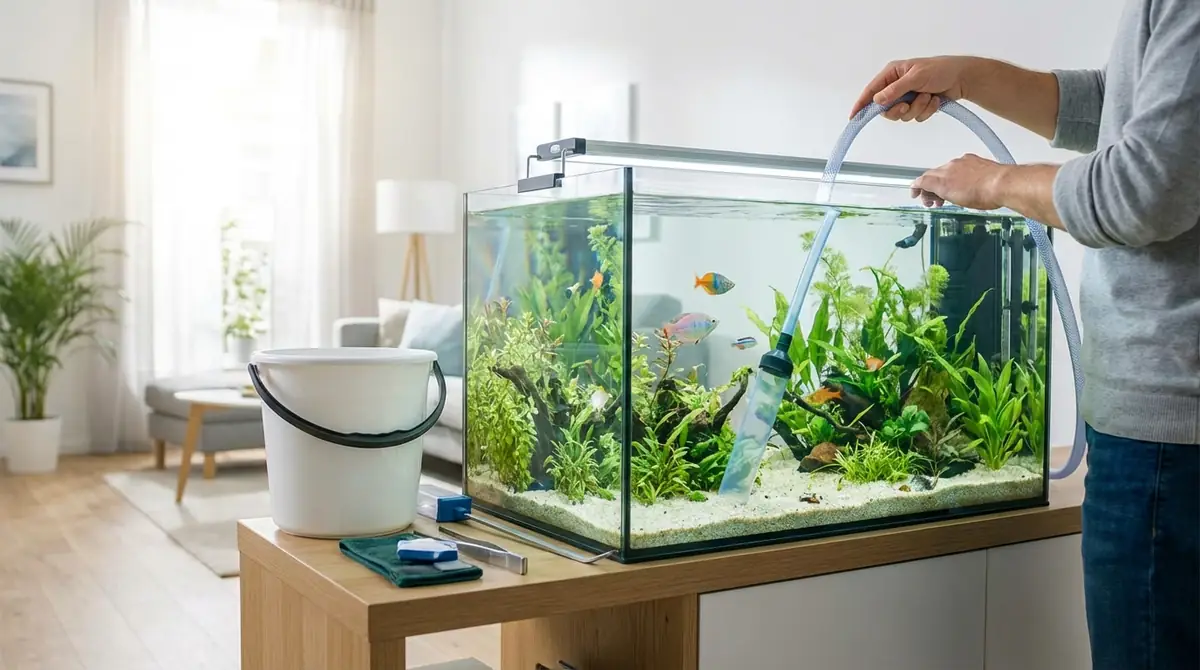 水換え・掃除の方法と頻度|清潔な環境を保つコツ