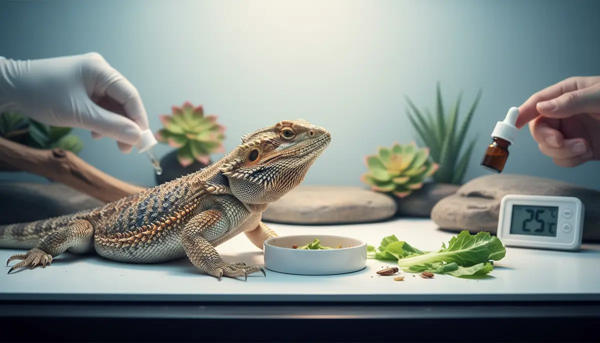 フトアゴヒゲトカゲが餌を食べないときの原因と対処法