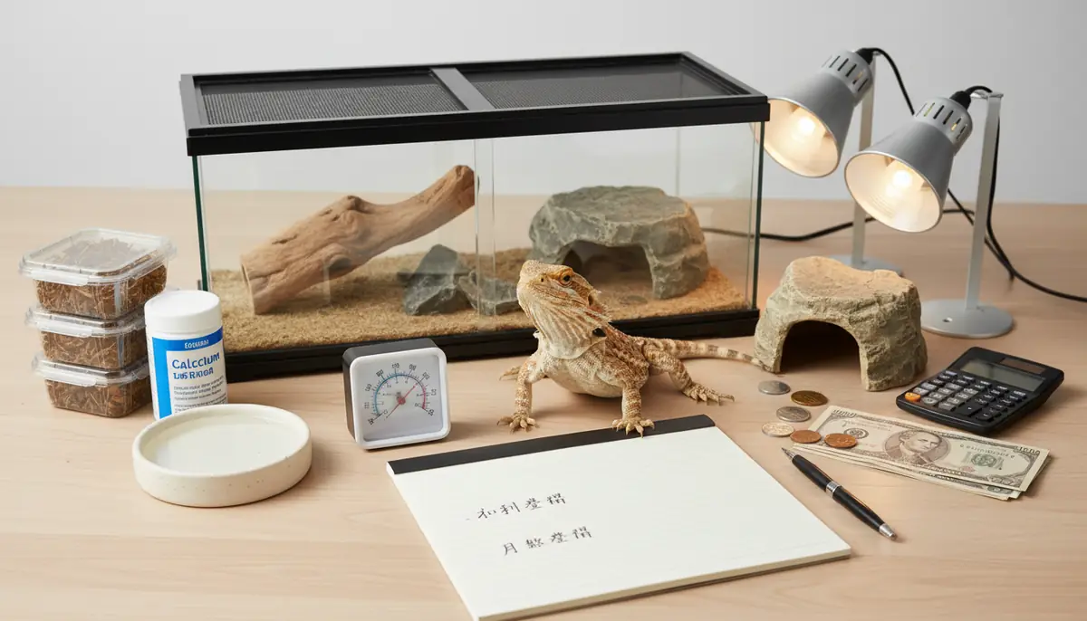 フトアゴヒゲトカゲの飼育費用｜初期費用と月額コスト